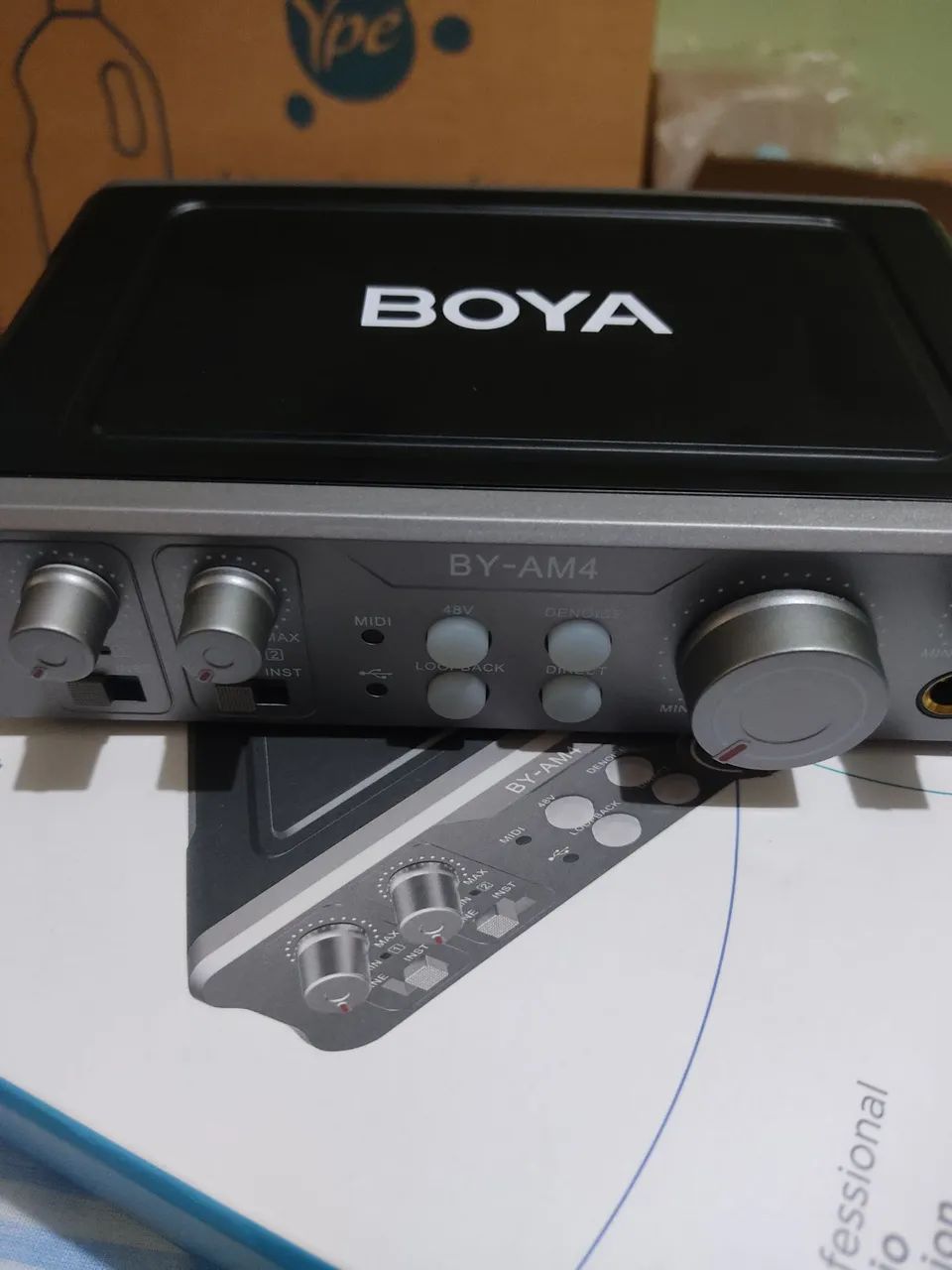 Interface de áudio BOYA