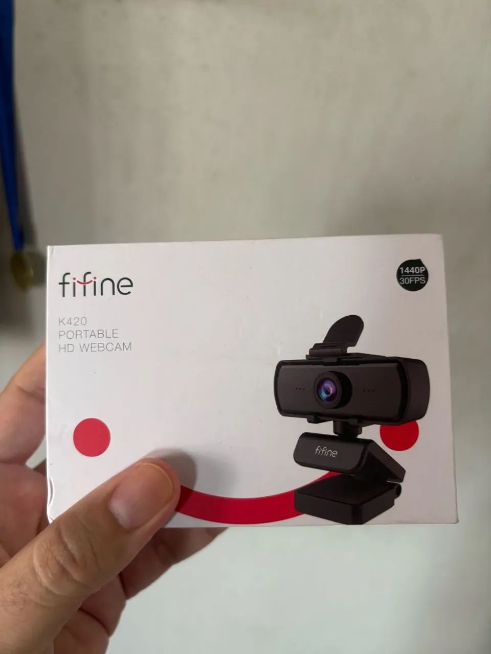 FIFINE K420 Webcam 2K 1440p USB com Microfone e Tampa de Privacidade - Foto 4