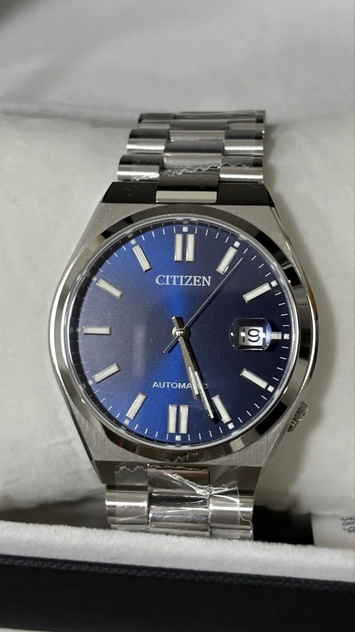 Relogio Citzen Tsuyosa 40mm Azul