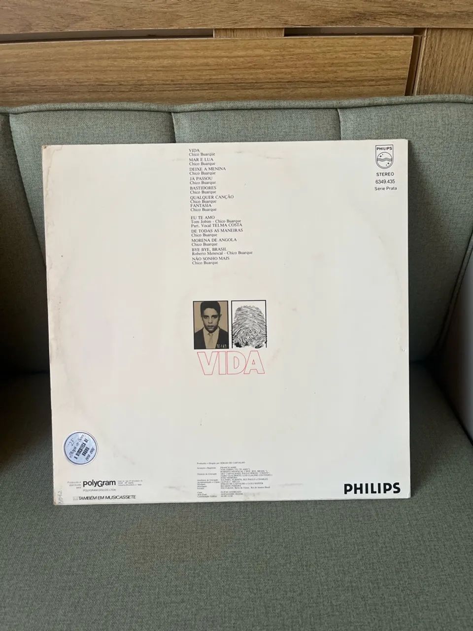 Chico Buarque Vida Disco de Vinil - Foto 2