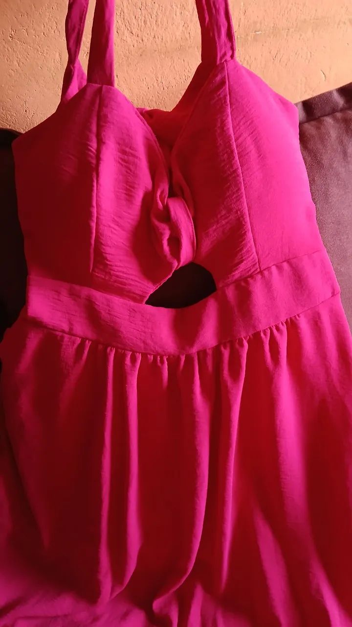 Vende se vestido pink tam G - Foto 2