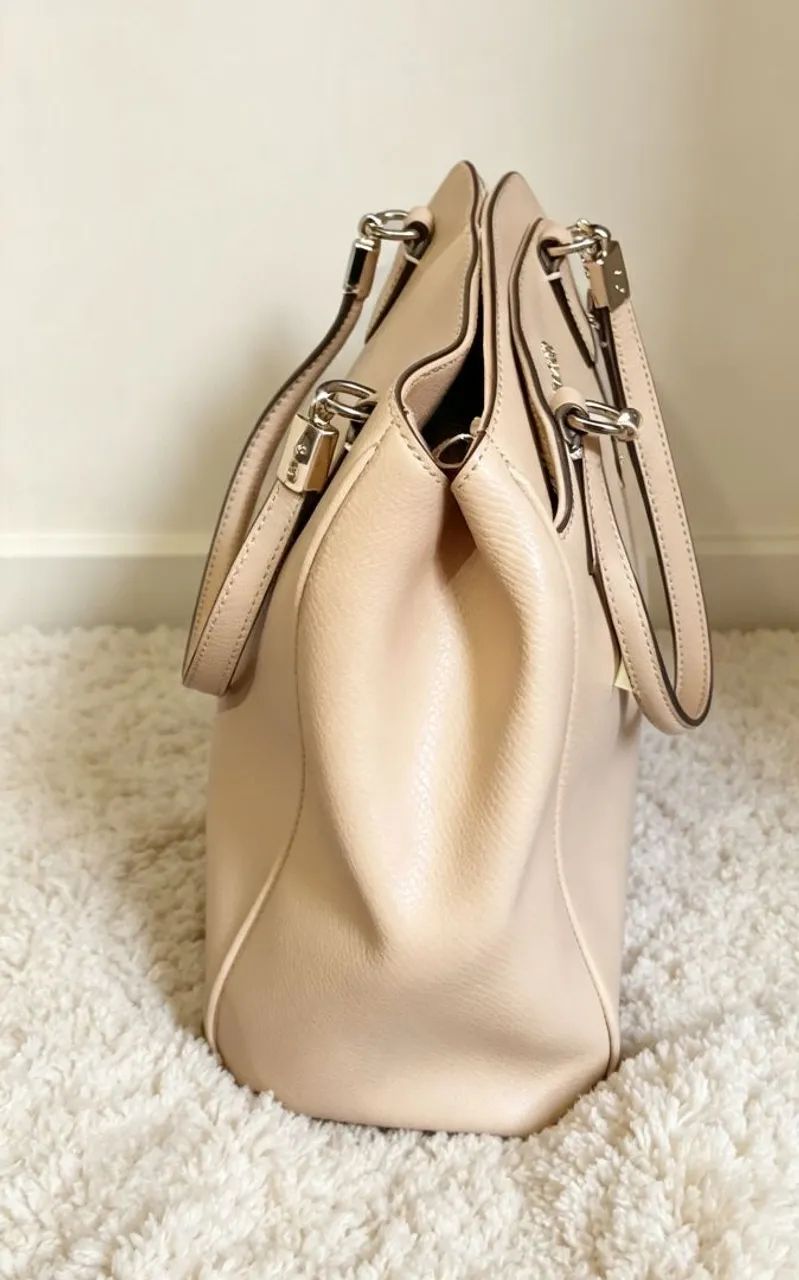 Linda bolsa coach original na cor bege  - Foto 2