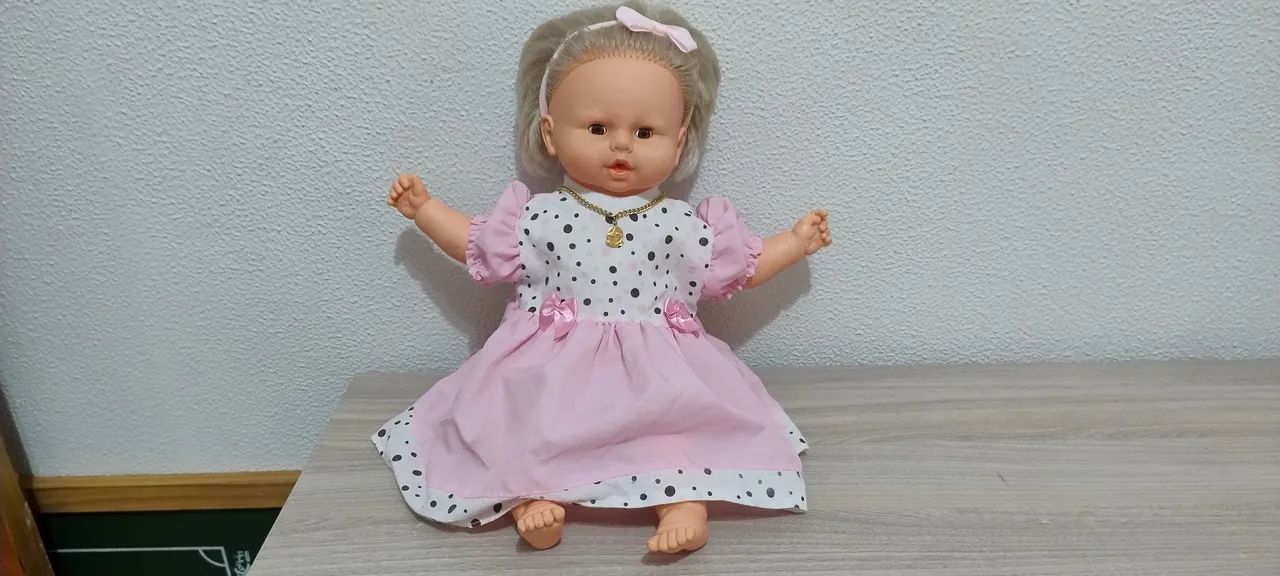 Boneca antiga Bebê Chupetim - Estrela - Anos 80