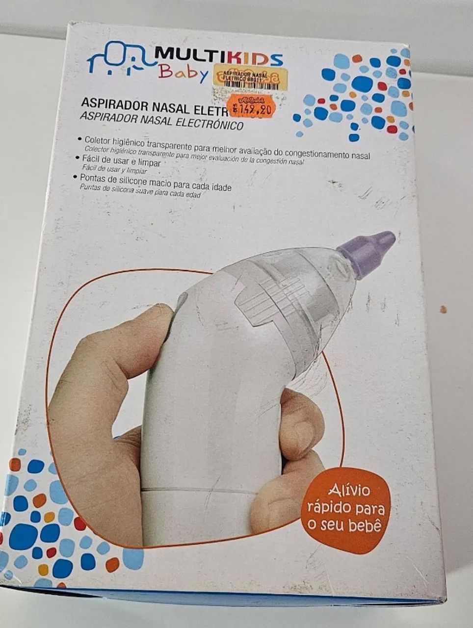 Aspirador Nasal Eletrônico Multikids Baby