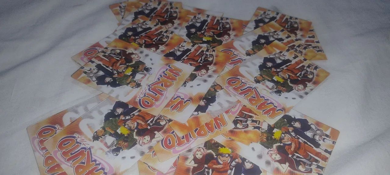Lote 35 Cartas Brilhantes Naruto Raro  - Foto 2