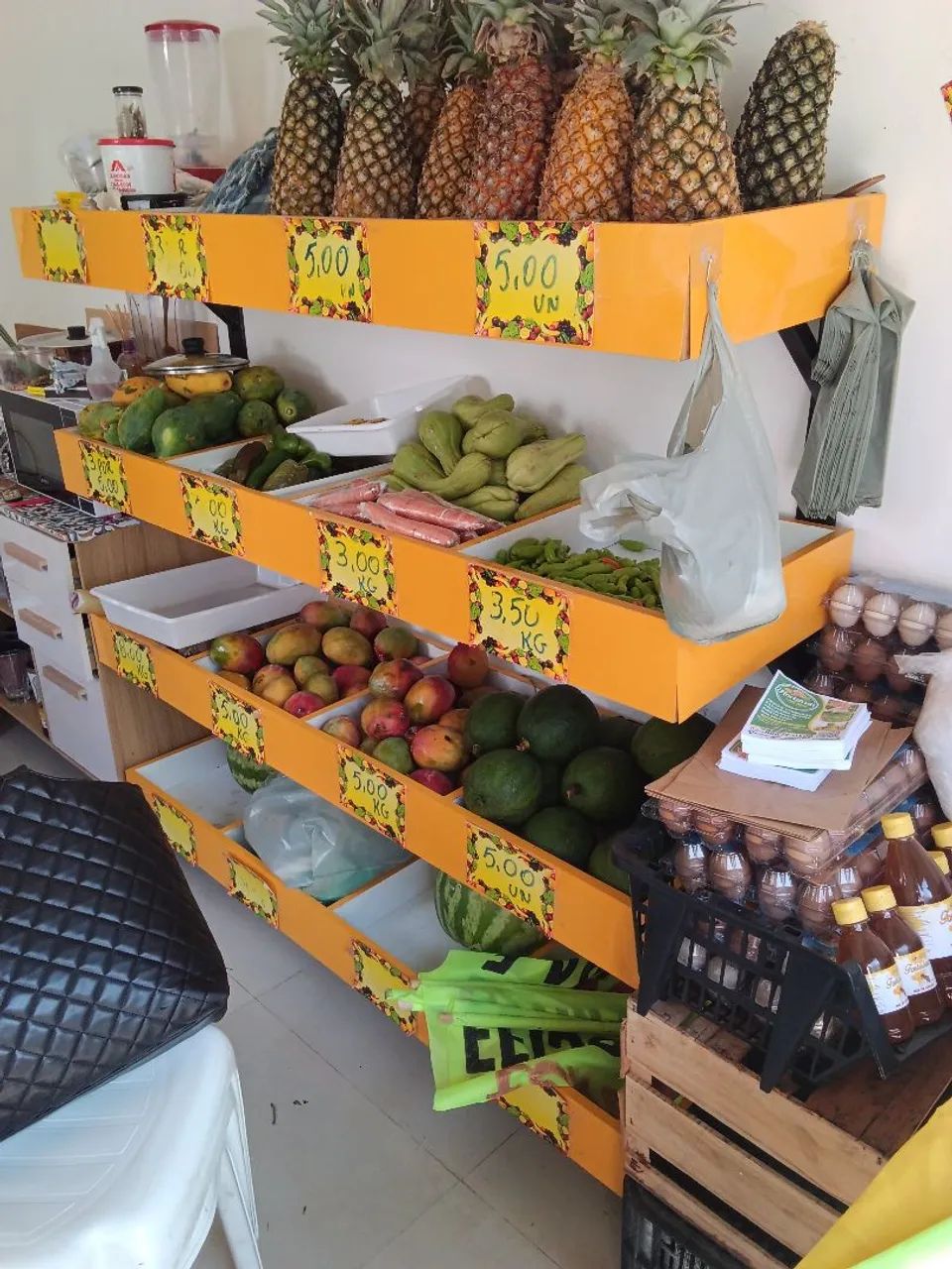 Prateleira pra frutas