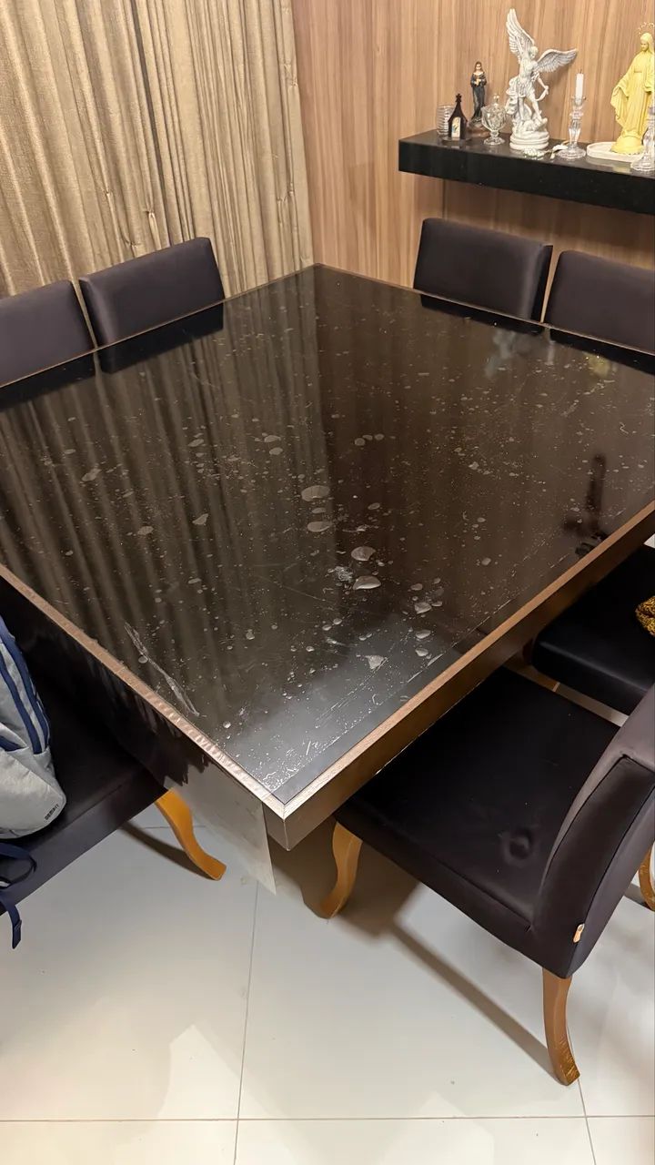 Mesa com 8 lugares (cadeiras inclusas) - Foto 3