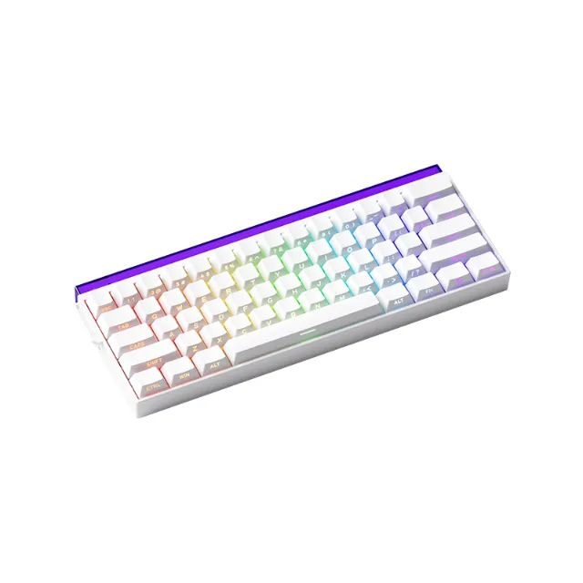 Teclado Akko Veekos Shine60 HE Switch Magnético 8000hz RT 0,01m
