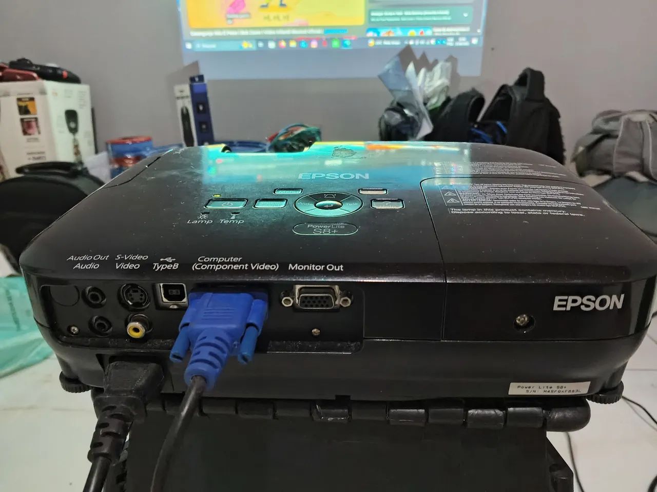 Projetor Epson S8 Power zero - Foto 4