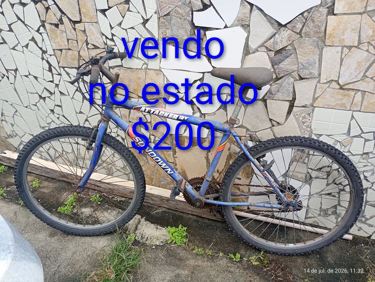 Bicicleta no estado