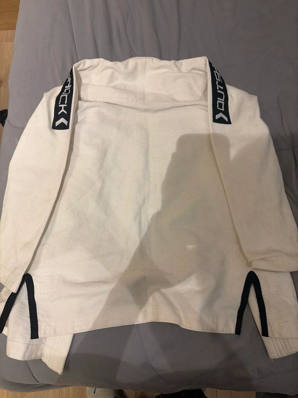 Kimono jiujitsu/ judo OUTSHOCK usado em ótimo estado tamanho kids-2 - Foto 3