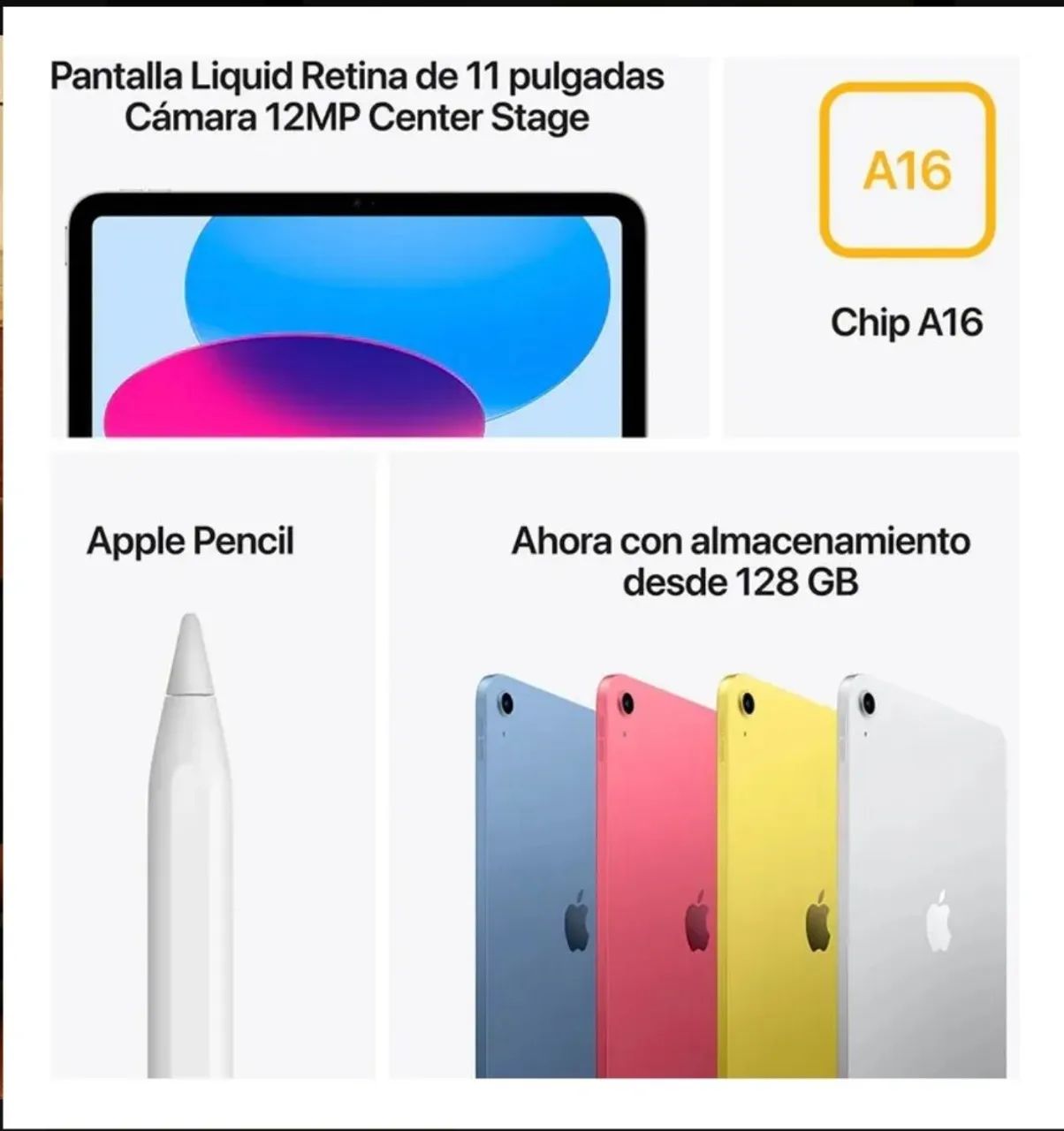 Apple Ipad 11 A3354 Wi-fi 128gb e 6GB de ram color Azul - Foto 2