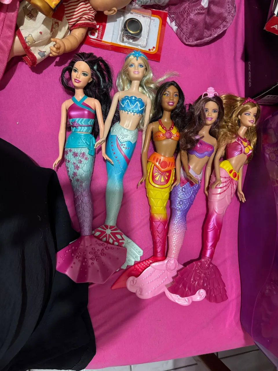 barbies sereias - 80 cada (ROSA E ROXA RESERVADA)