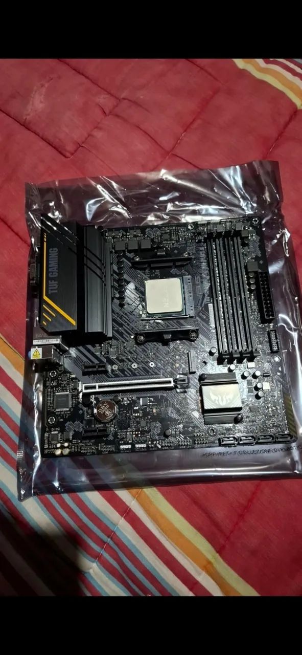 Placa Mãe Asus TUF GAMING A520M-PLUS II - Foto 3