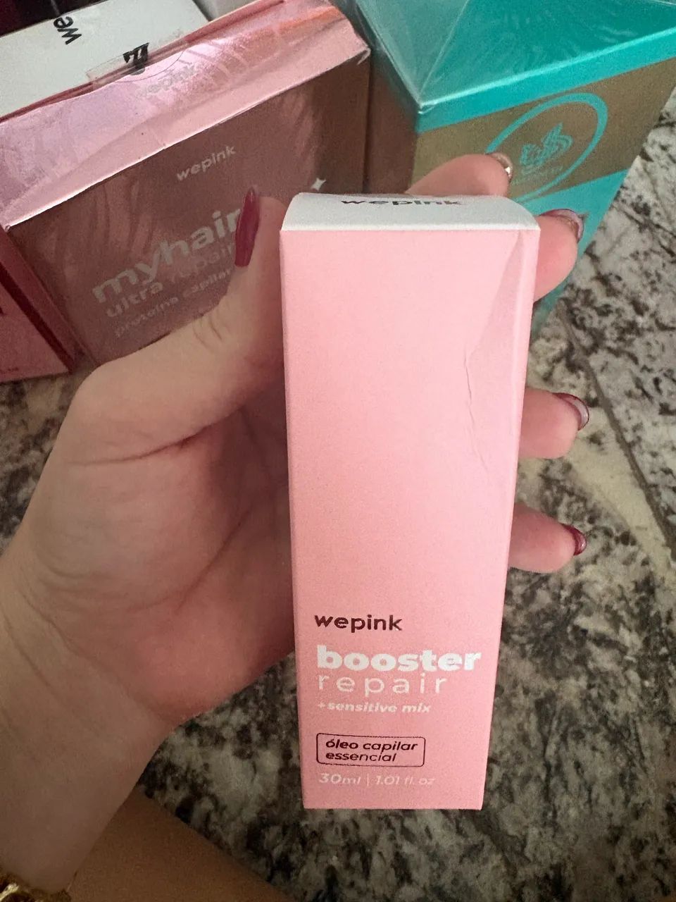 Óleo para cabelo WePink