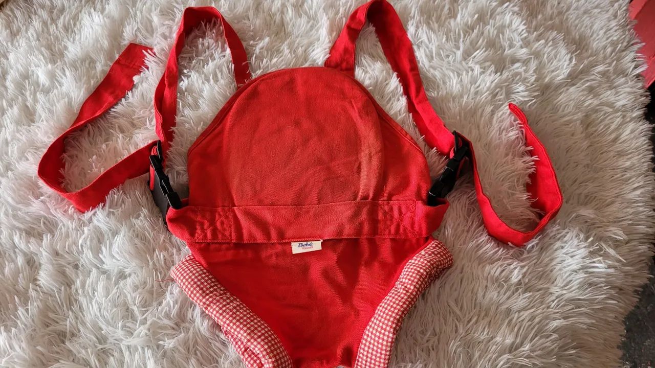 canguru de bebê passeio peso máximo 15 kilos  - Foto 4
