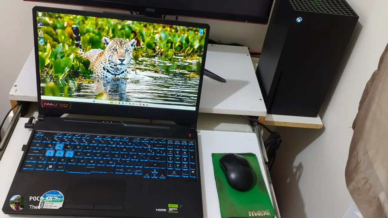 Notebook Asus Tuf Gaming A15 + Ryzen 7 + RTX 3050 - Foto 5
