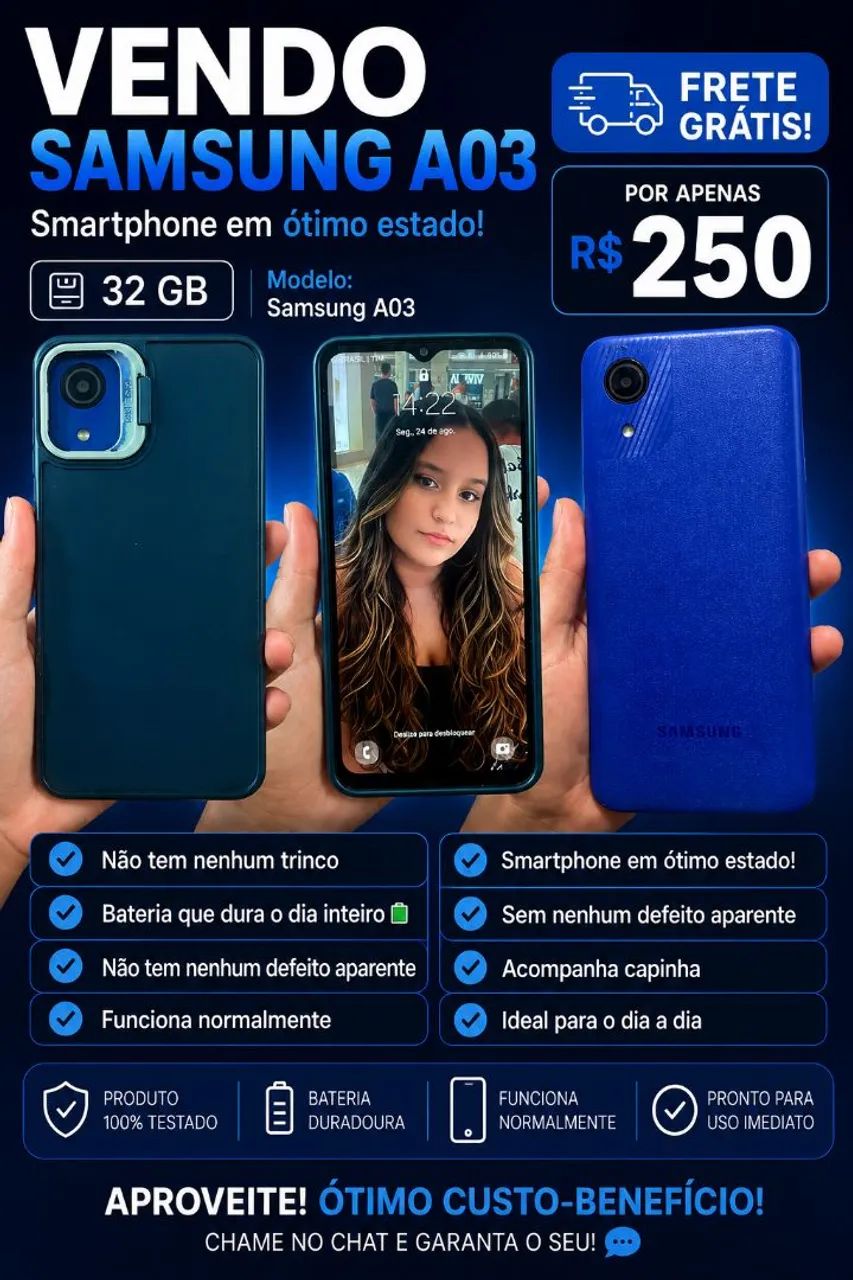 Vende-se A03 Samsung 