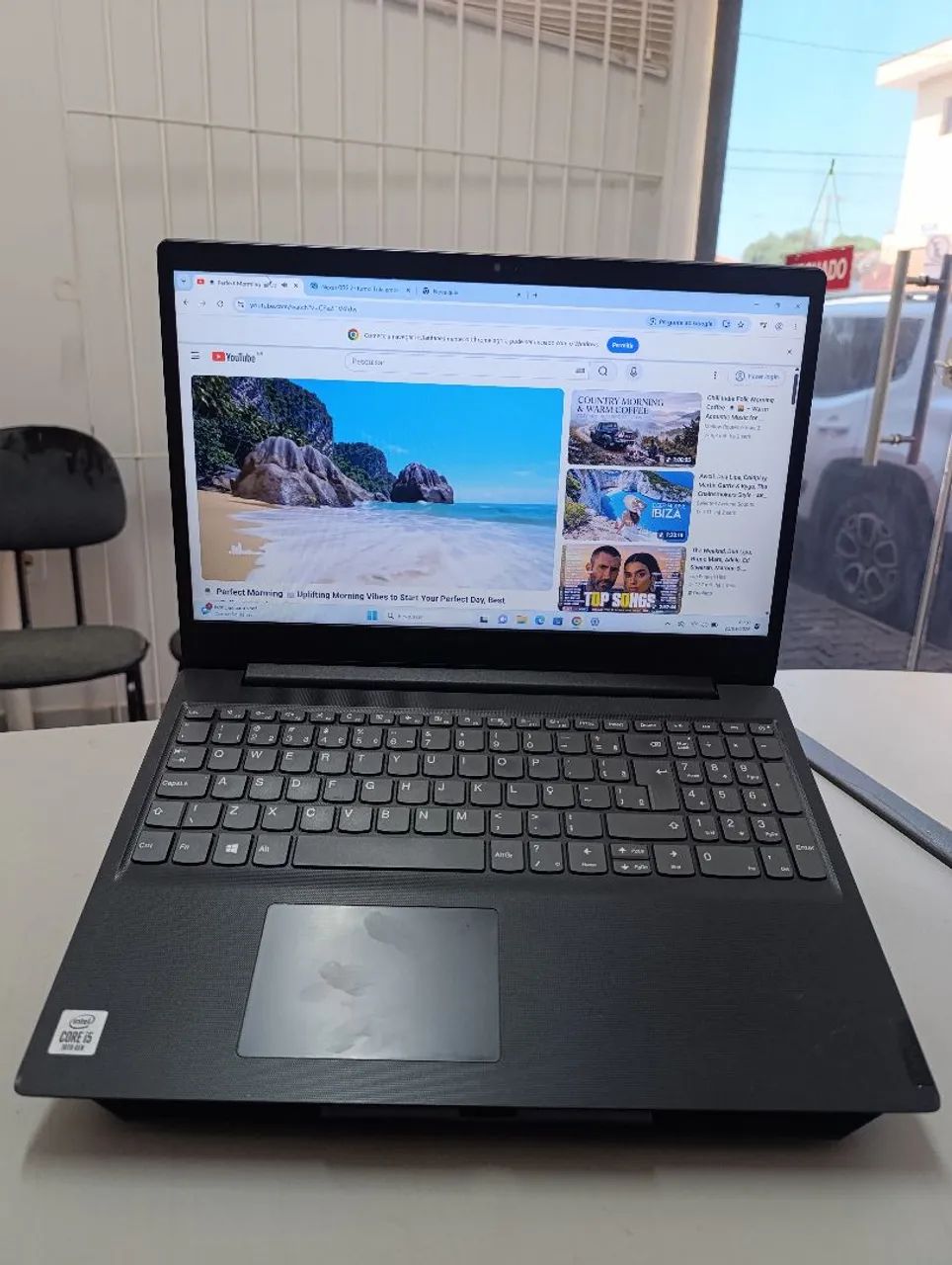 Notebook Lenovo i5 10th SSD bateria nova