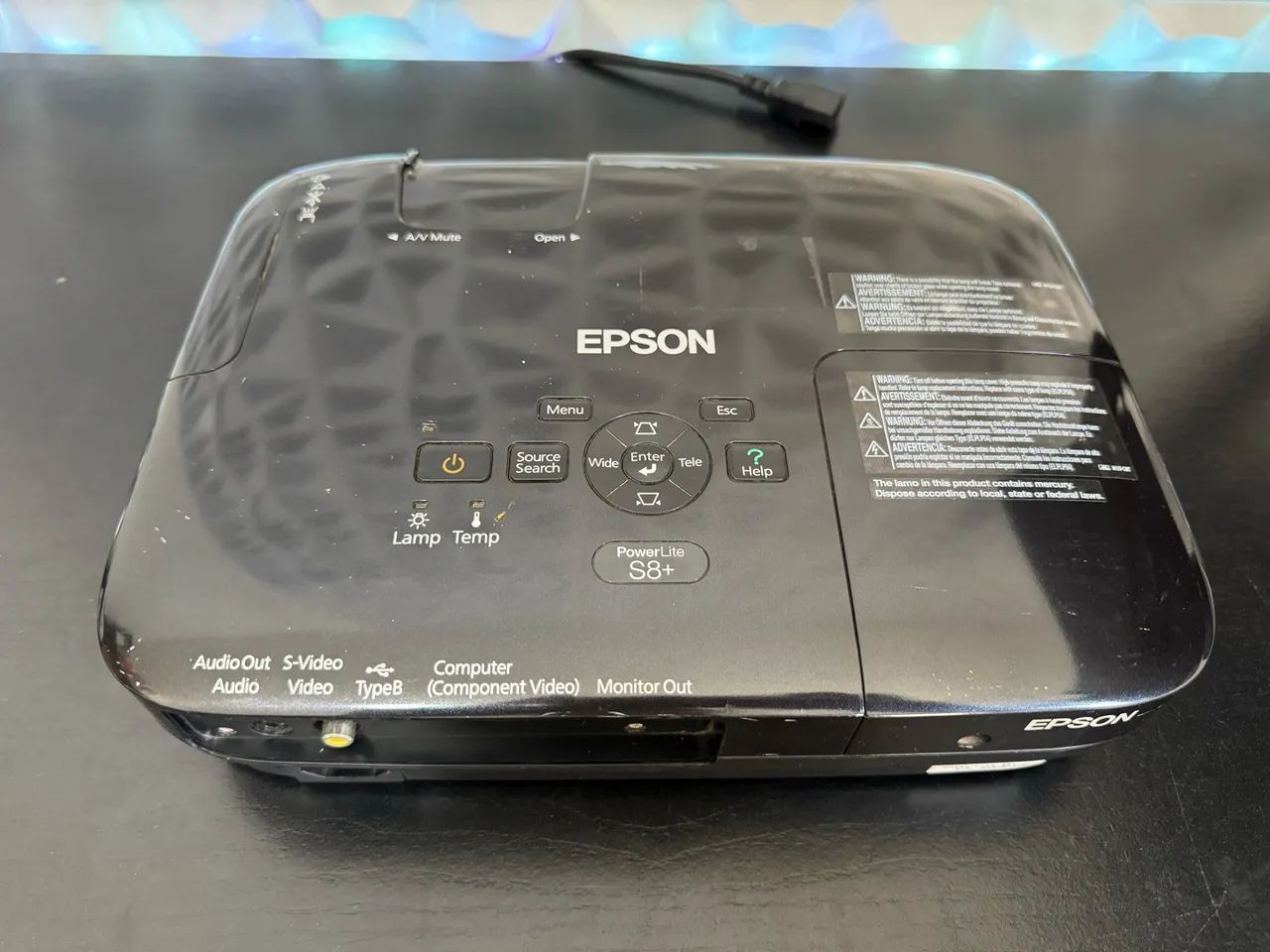 Projetor Epson S8+ ? IMAGEM EXCELENTE  - Foto 5