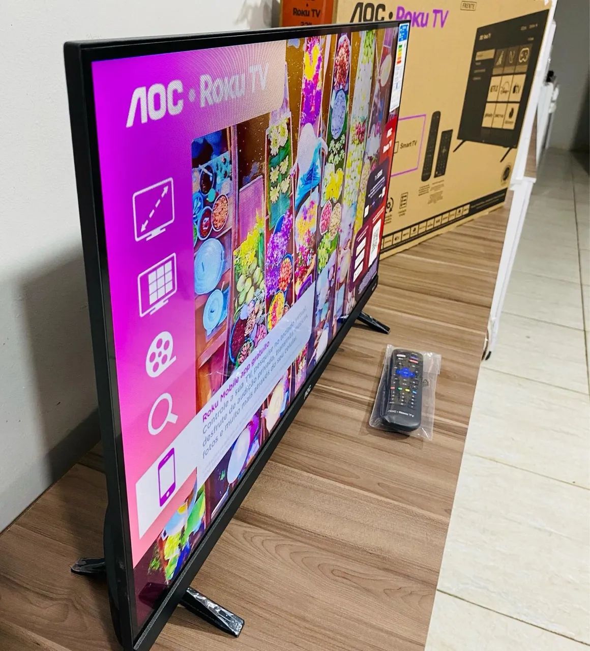 Televisão 32? AOC LACRADA - SEM USO - Foto 5