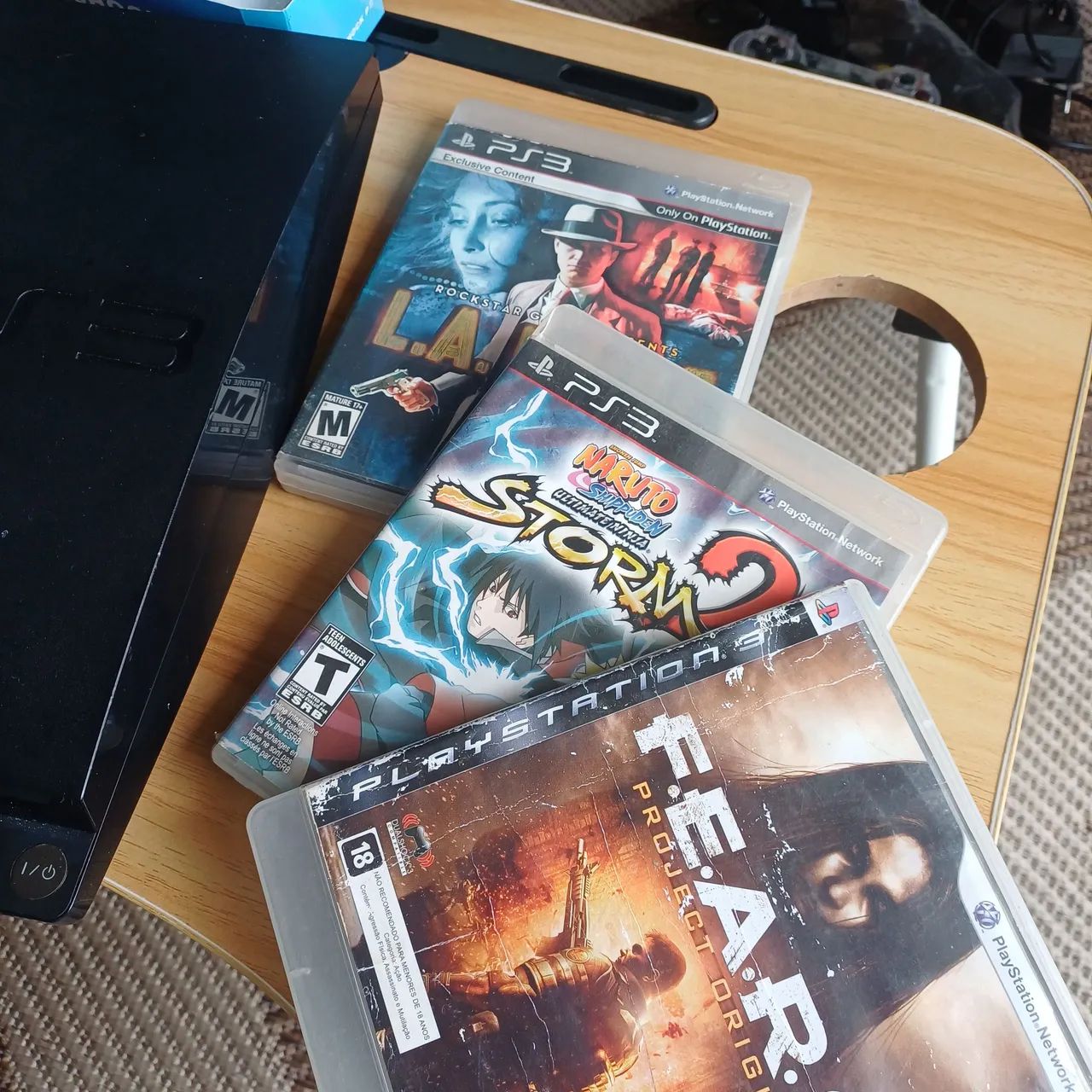 Playstation 3 + 3 jogos  - Foto 3