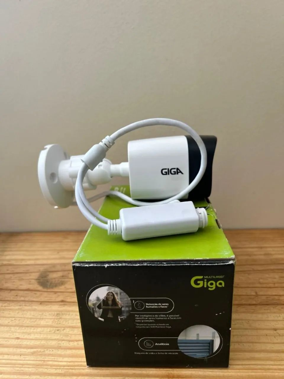 Câmera IP Bullet Giga Full HD 1080p GS0371 - Nova e com PoE - Foto 4