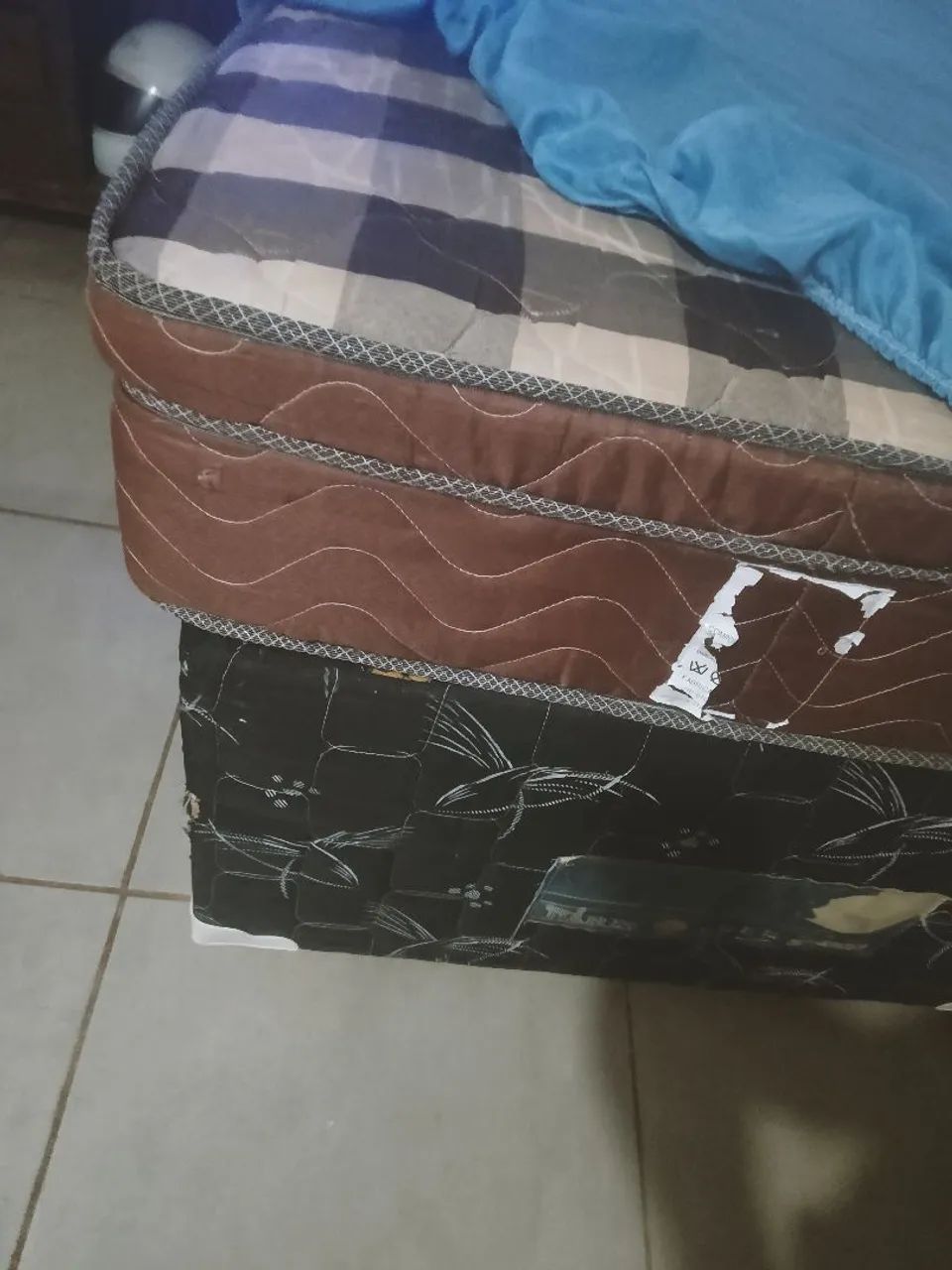  Cama box Solteiro com colchão muito confortável  - Foto 2