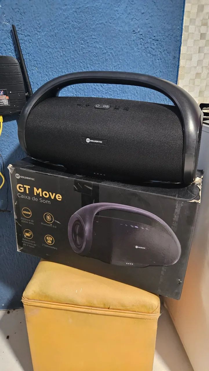 Boombox GT MOVE 400w c/ Nota e Garantia