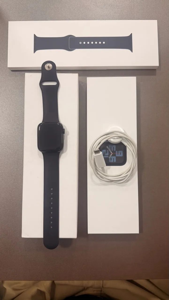 Apple Watch SE (2ª geração) 44mm Midnight - Foto 5