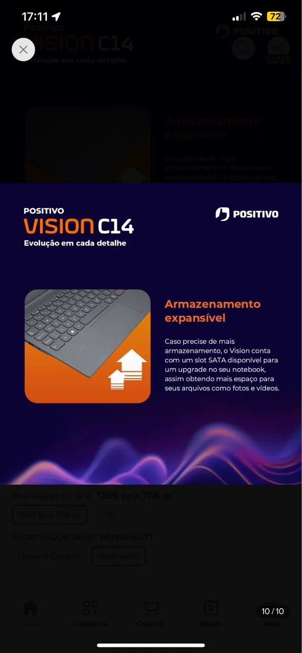 Notebook Positivo Vision C15 Intel Celeron - Foto 3
