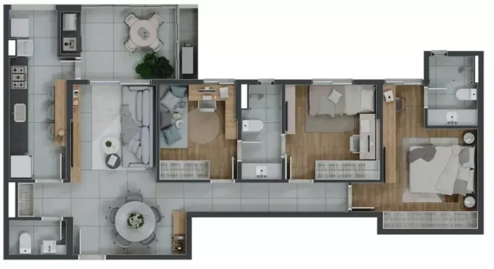 PLANTA 93m²