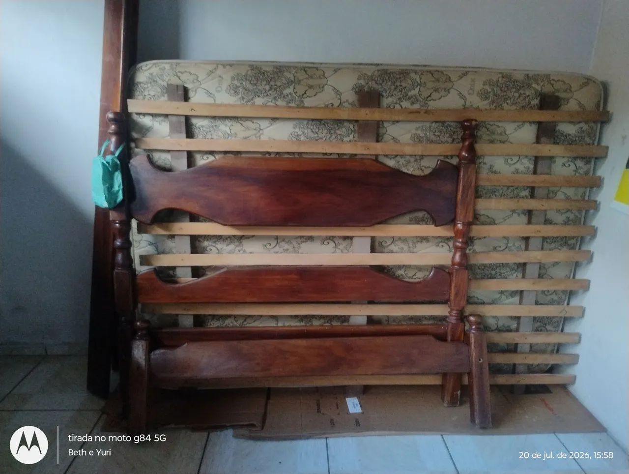 Cama c/ colchão  - Foto 2