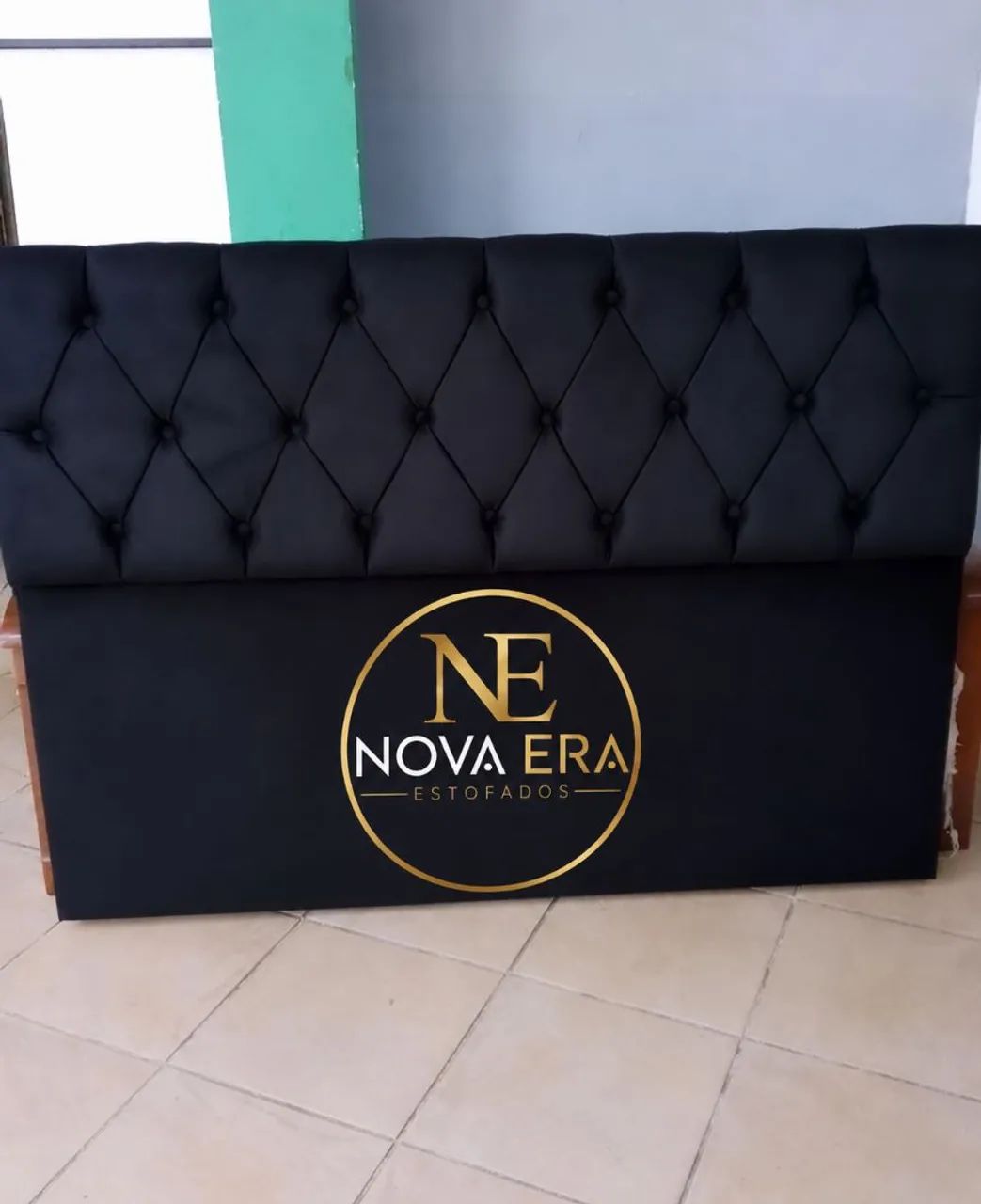 Cabeceira de Cama em Suede Rosa - Foto 5