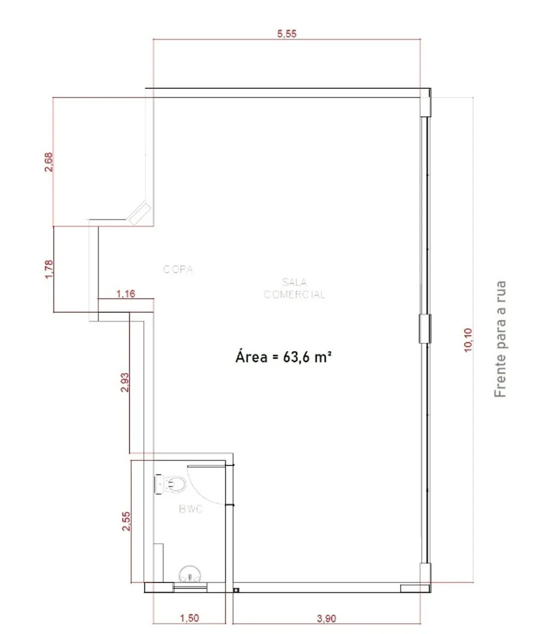 Loja 63m² no centrinho de Santo Antonio de Lisboa - Foto 3