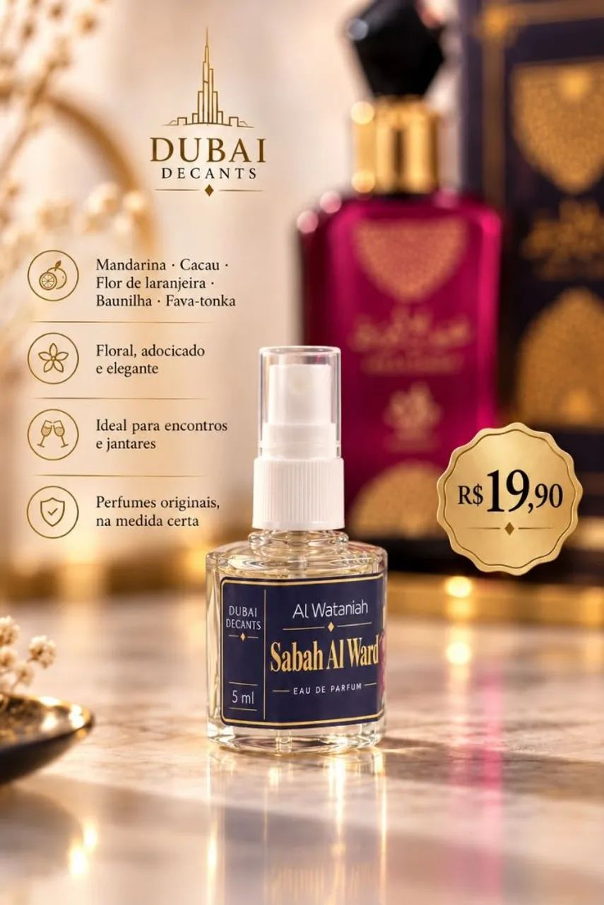 Decants de perfumes árabes