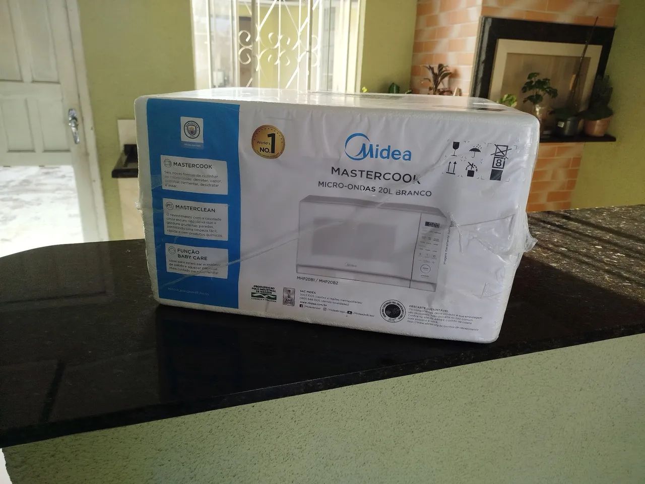 Microondas Midea 20L 127v NOVO, NA EMBALAGEM, LACRADO, sem detalhes ou observações. - Foto 2