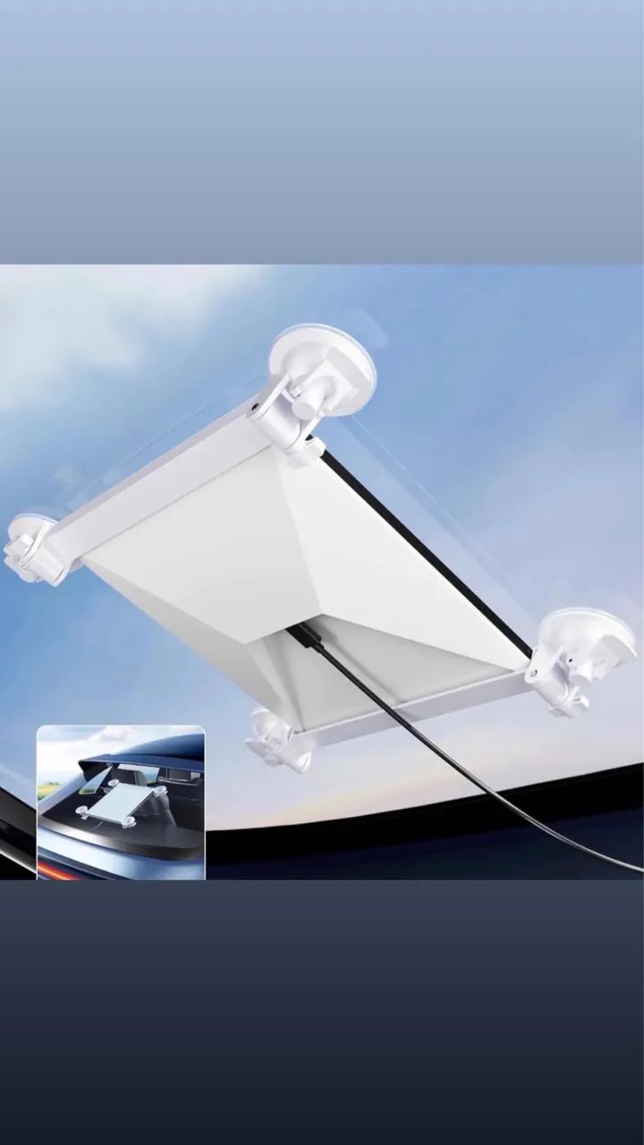 Suporte Para Starlink Mini Com Ventosas Para Pára-brisa Teto Solar de Carro   - Foto 3
