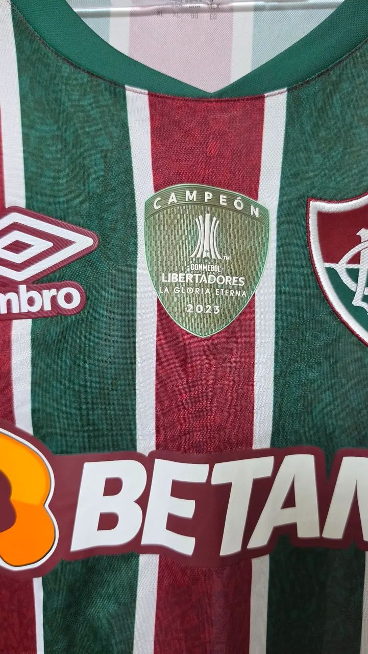 CAMISA FLUMINENSE 2024 COM PATCH E NOME. GG - Foto 3