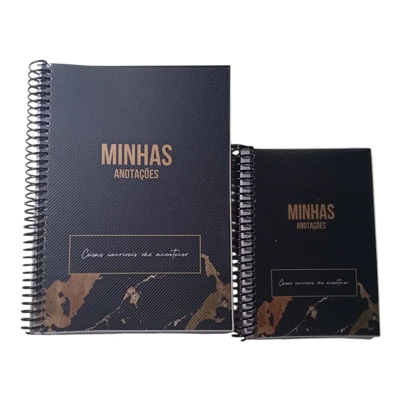 Kit 2 cadernos A5 e A6 sem pauta com 100 folhas65581359985153122