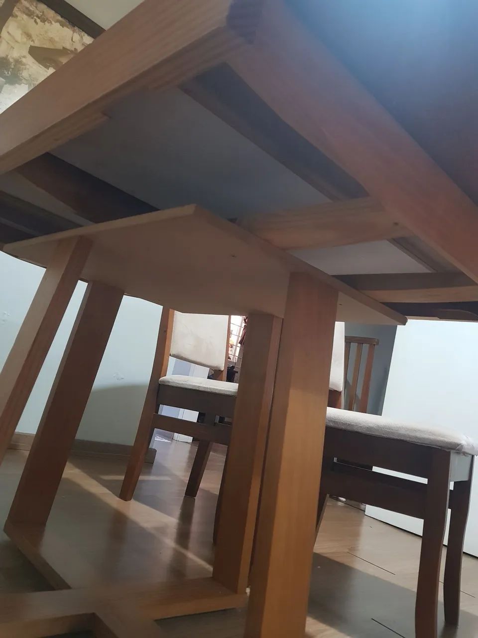Mesa extensível com 4 cadeiras - Foto 3