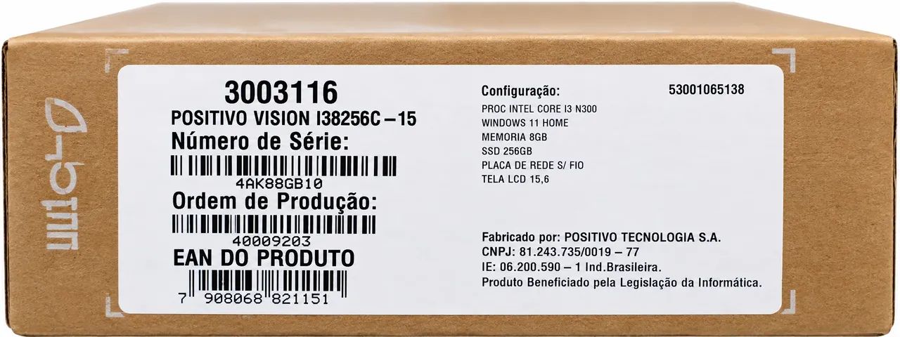 Notebook Positivo Vision i3 256gb ssd - Lacrado - Foto 2