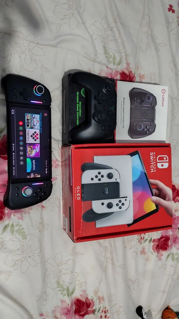 Nintendo switch oled desbloqueado completo  - Foto 3