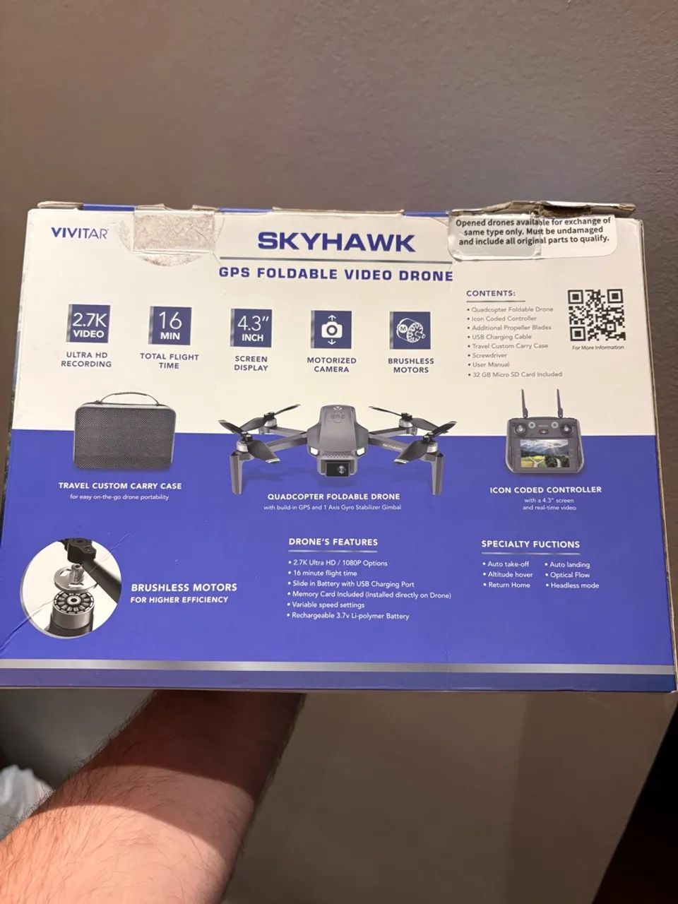 Drone Vivitar Skyhawk GPS Foldable - Foto 2