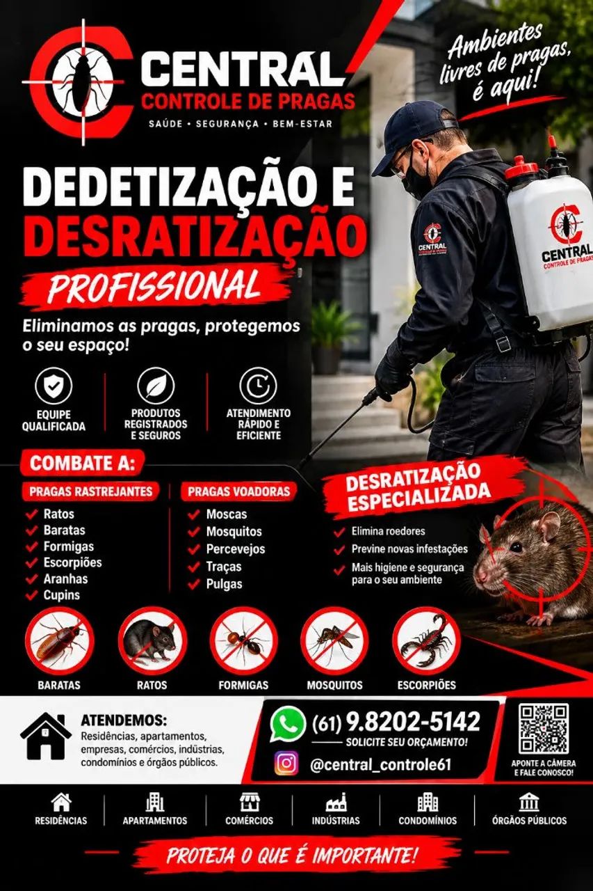 Dedetização e Desratização Profissional 