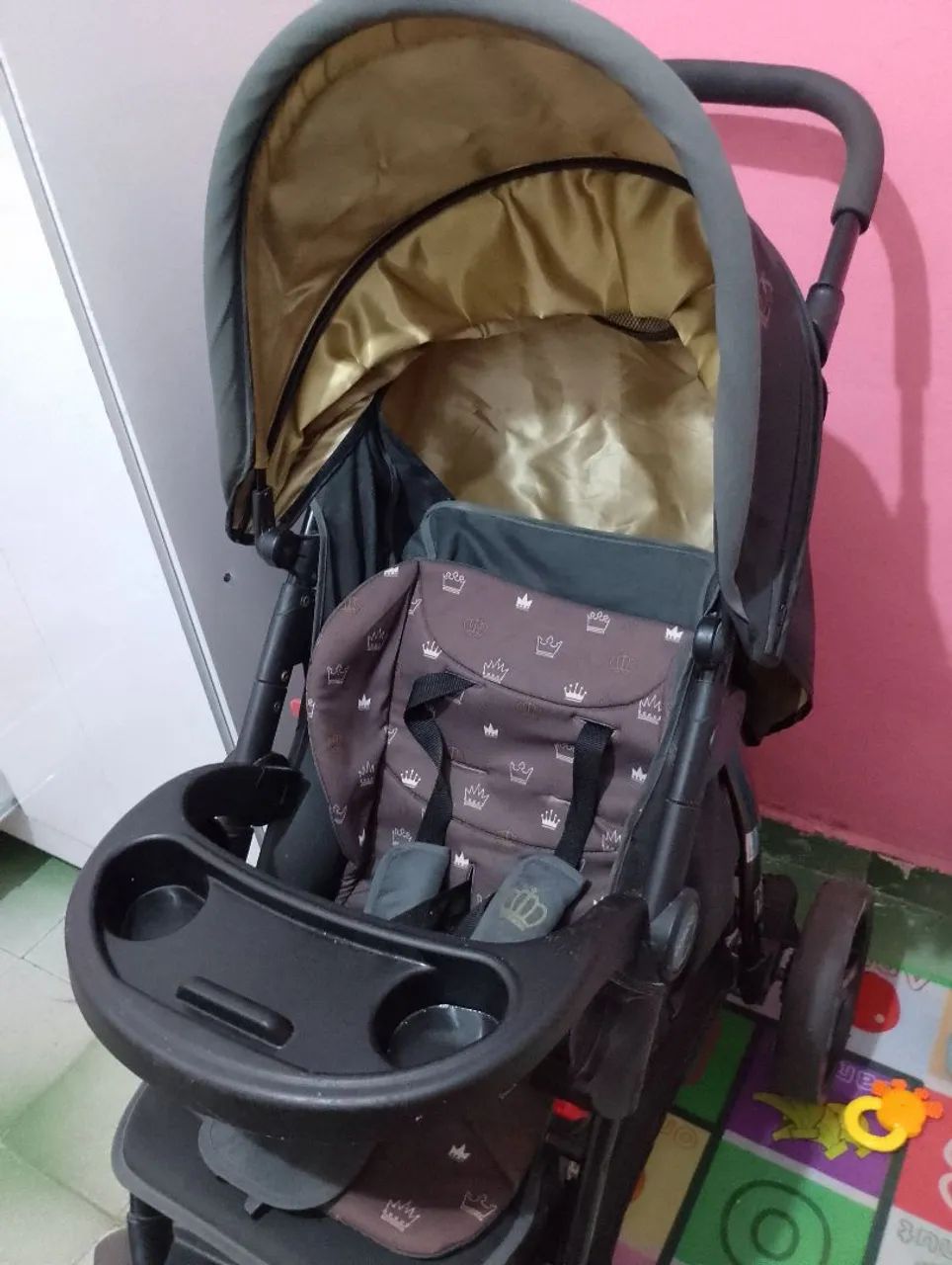 Carrinho e bebê conforto  - Foto 3