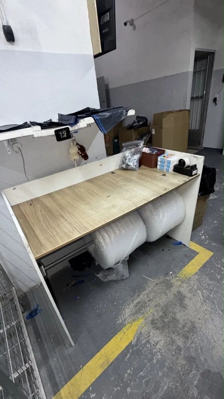 Bancada para empacotamento 