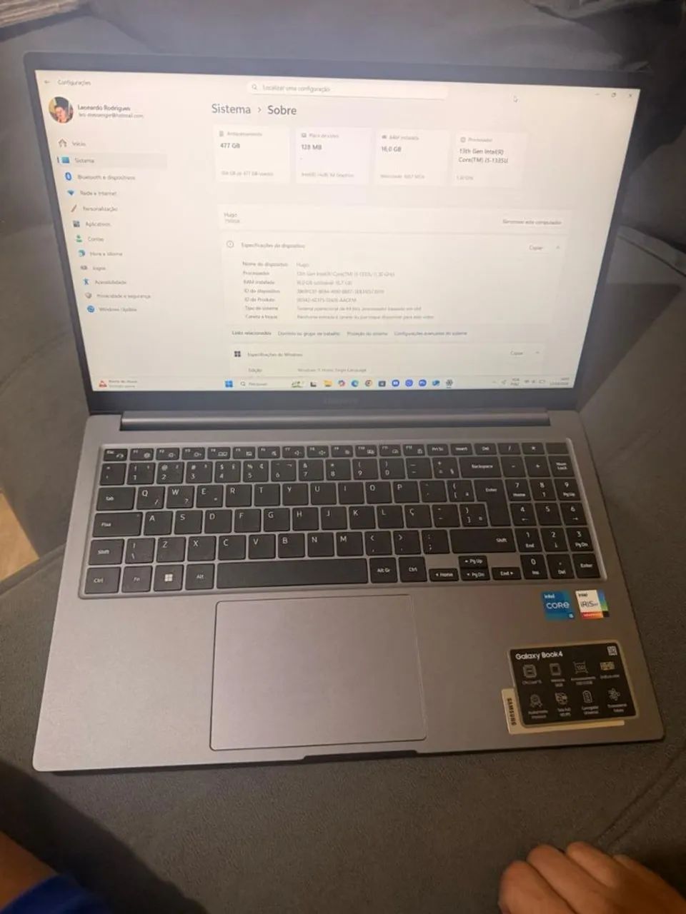 Notebook Intel i5 1335u - Foto 5