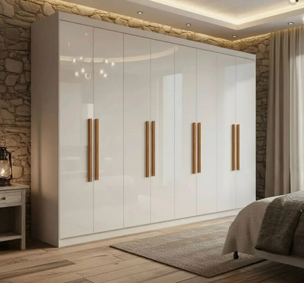 Guarda roupa 8 portas e 4 gavetas internas em mega Promoção! - Foto 2