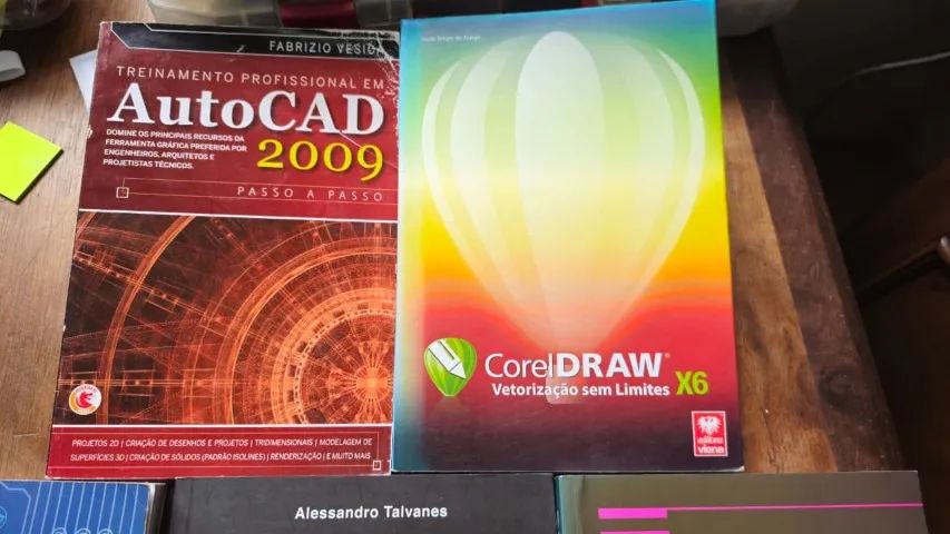 Livros de softwares de design